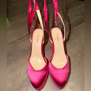 Vibi Venezia Women's Fuchsia Espadrille Slingbacks